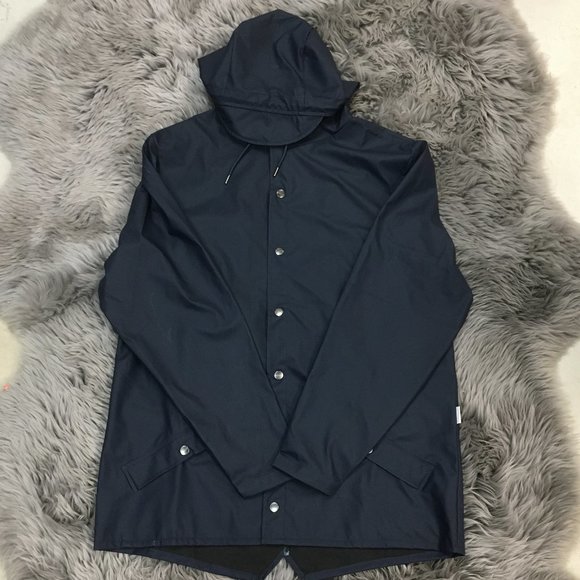 Rains | Unisex Rain Jacket | Navy | Size M/L - Picture 1 of 3